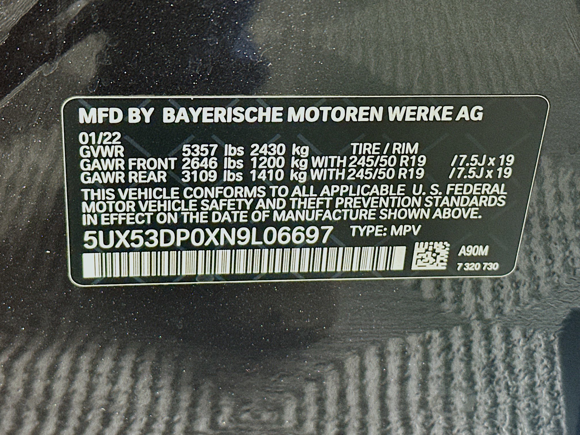 Used 2022 BMW X3 xDrive30i w/ Premium Package 2 AWD/4WD image 12