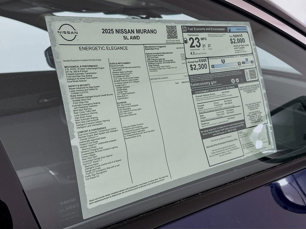 New 2025 Nissan Murano SL w/ Cargo Package image 13