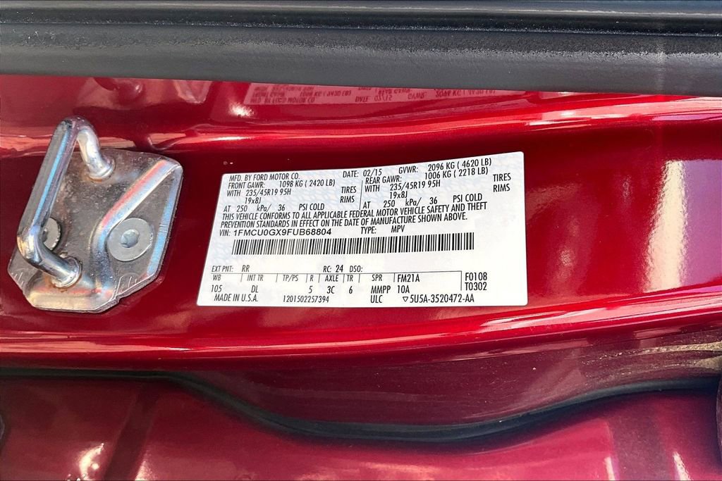 Used 2015 Ford Escape SE w/ SE Chrome Package image 6