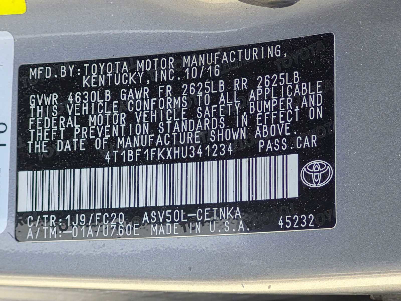 Used 2017 Toyota Camry LE FWD image 40