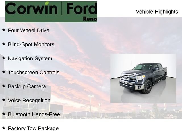 Used 2017 Toyota Tundra SR5 w/ TRD Off Road Package AWD/4WD image 7