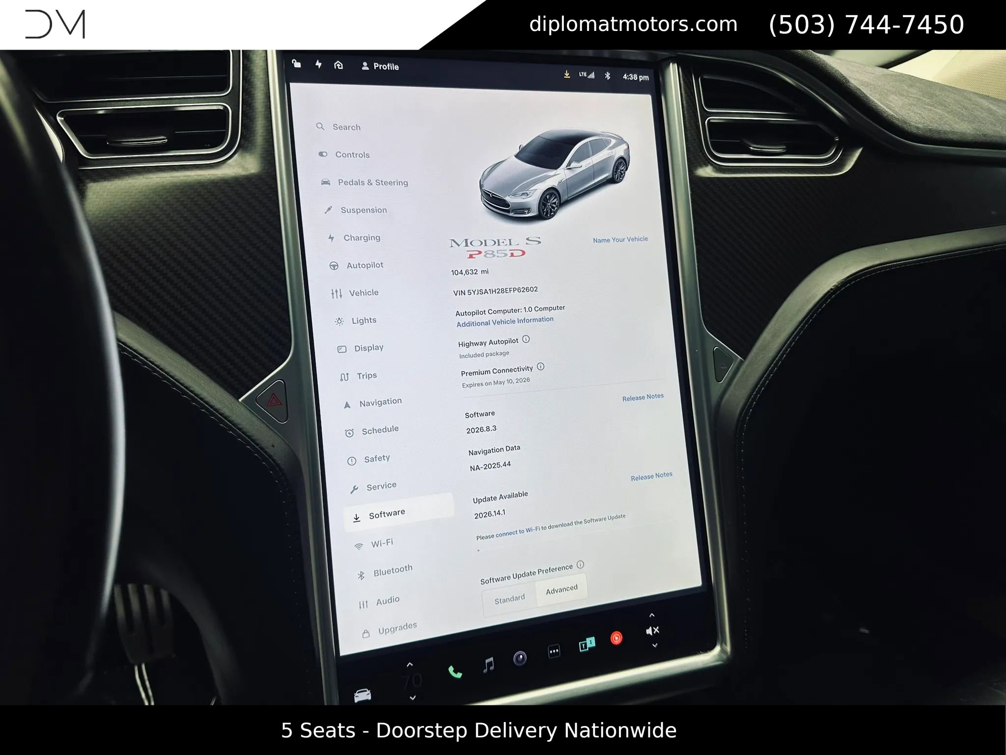 Used 2014 Tesla Model S P85D AWD/4WD image 34