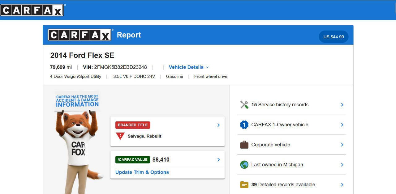 Used 2014 Ford Flex SE FWD image 31