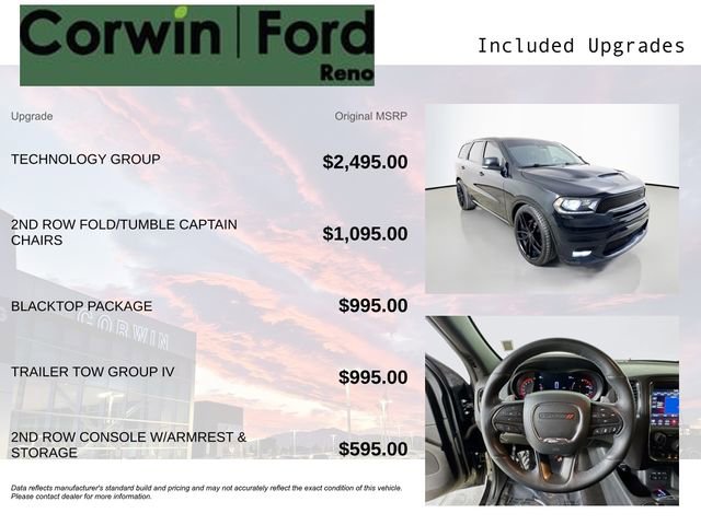 Used 2018 Dodge Durango R/T w/ Technology Group image 3