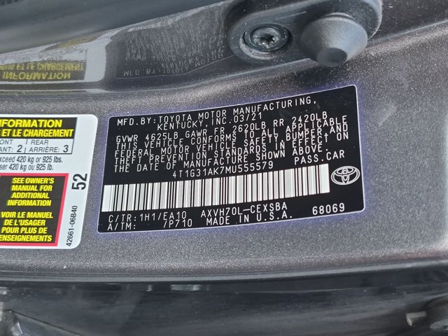 Used 2021 Toyota Camry SE FWD image 22