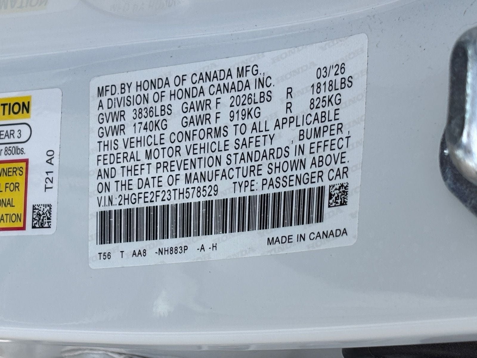 Certified 2026 Honda Civic LX image 37