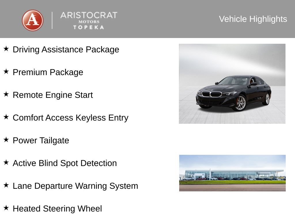 Certified 2025 BMW 330i xDrive Sedan w/ Premium Package AWD/4WD image 4