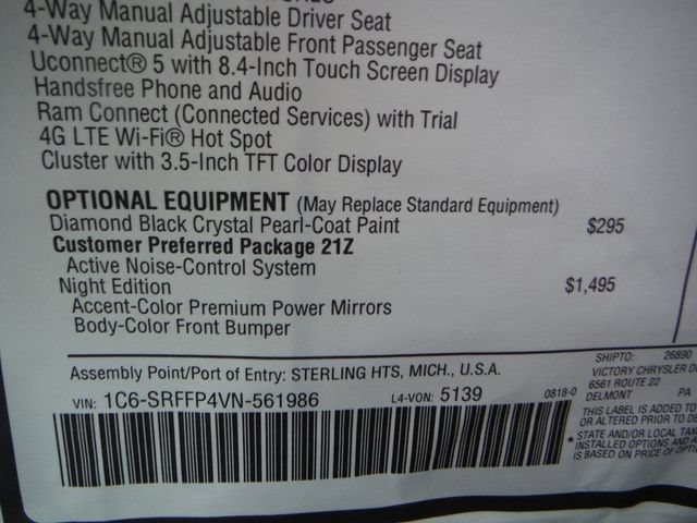 New 2027 RAM 1500 4x4 Crew Cab image 17
