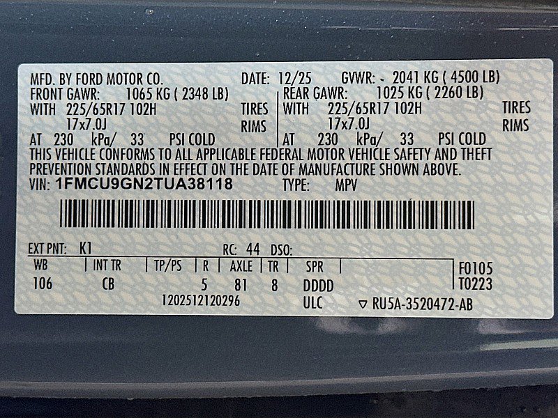 New 2026 Ford Escape Active w/ Tech Pack #1 image 24