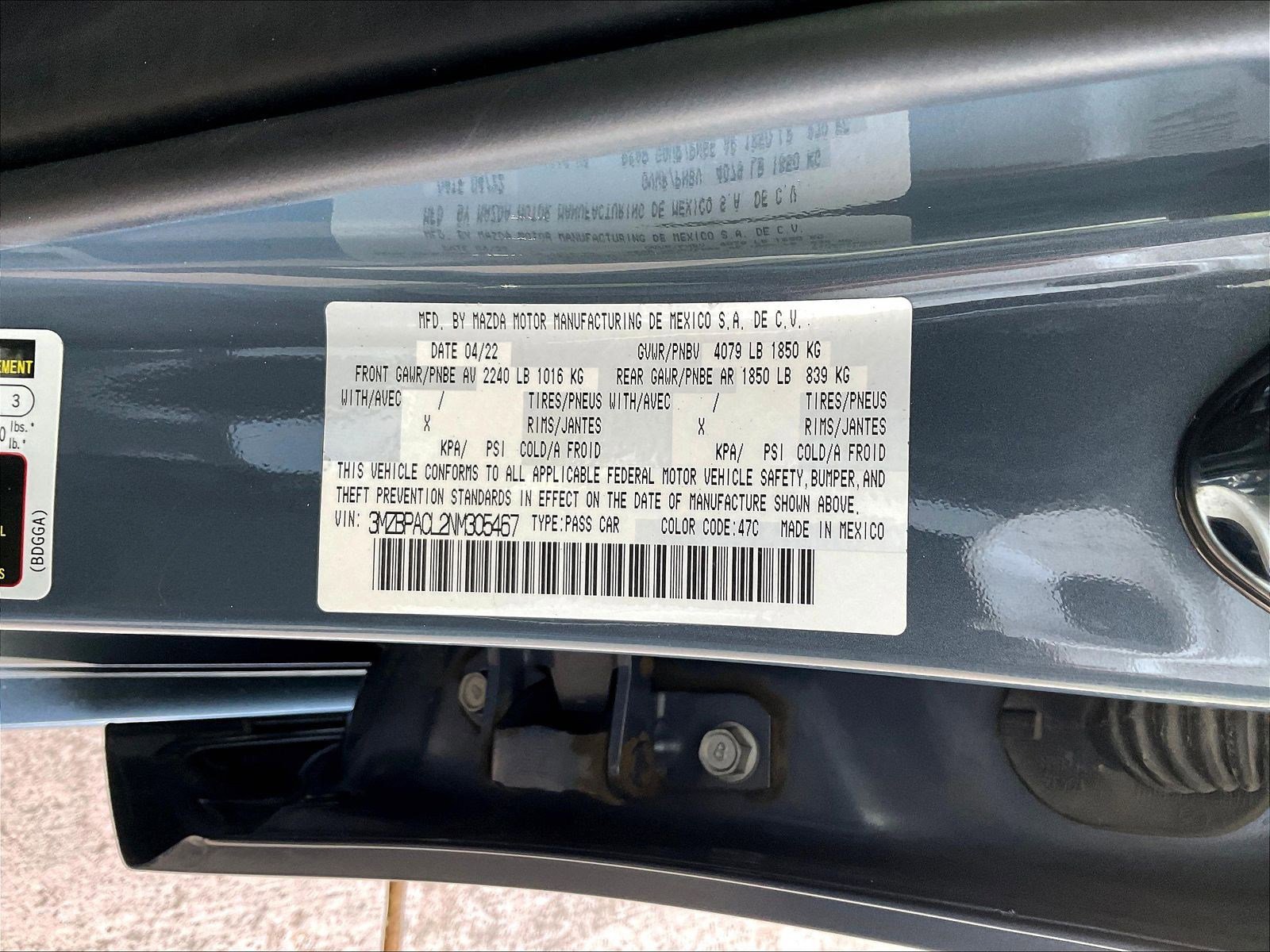 Used 2022 MAZDA MAZDA3 s FWD image 18