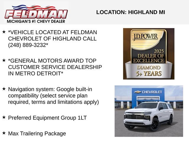 New 2026 Chevrolet Suburban LT w/ Comfort Package AWD/4WD image 3