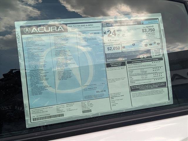 New 2025 Acura TLX SH-AWD w/ A-SPEC Pkg image 19