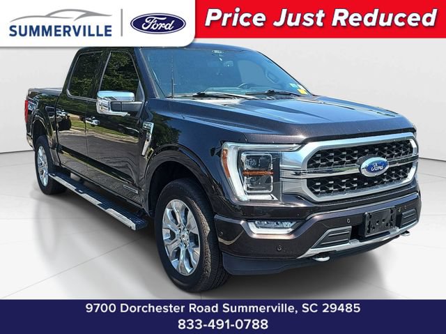 Certified 2021 Ford F150 Platinum w/ Equipment Group 701A High AWD/4WD 360° Tour