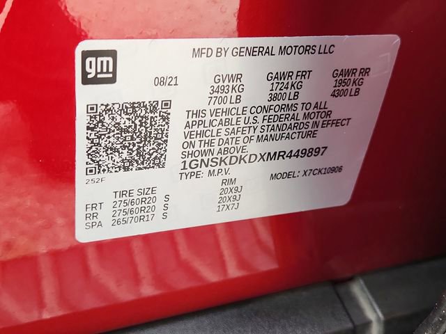 Used 2021 Chevrolet Suburban Z71 AWD/4WD image 33