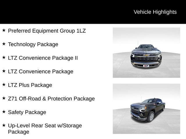 Certified 2023 Chevrolet Silverado 1500 LTZ w/ Technology Package AWD/4WD image 13