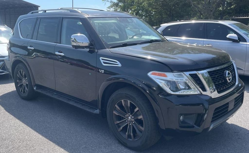 Used 2020 Nissan Armada Platinum w/ Captain's Chairs Package AWD/4WD image 1