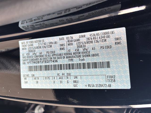 New 2026 Ford F250 Lariat w/ Black Appearance Package image 20