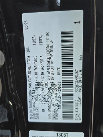 New 2026 Toyota Tundra SR5 image 19