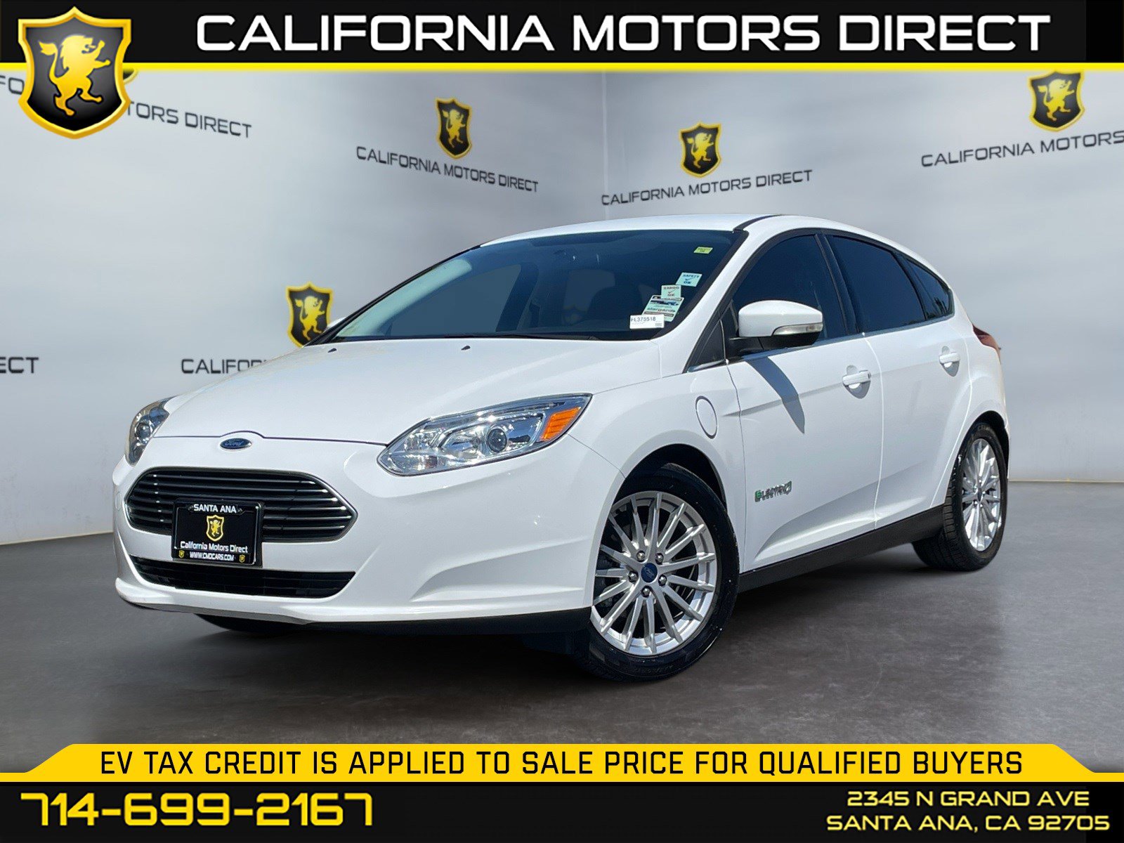 Used 2015 Ford Focus Electric Hatchback