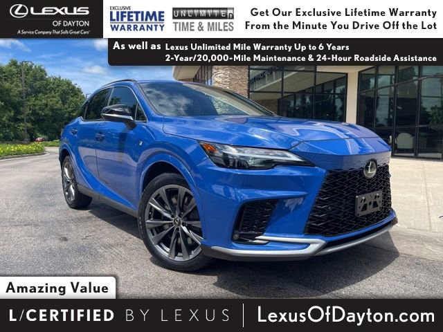 Certified 2023 Lexus RX 350 F Sport w/ Accessory Package