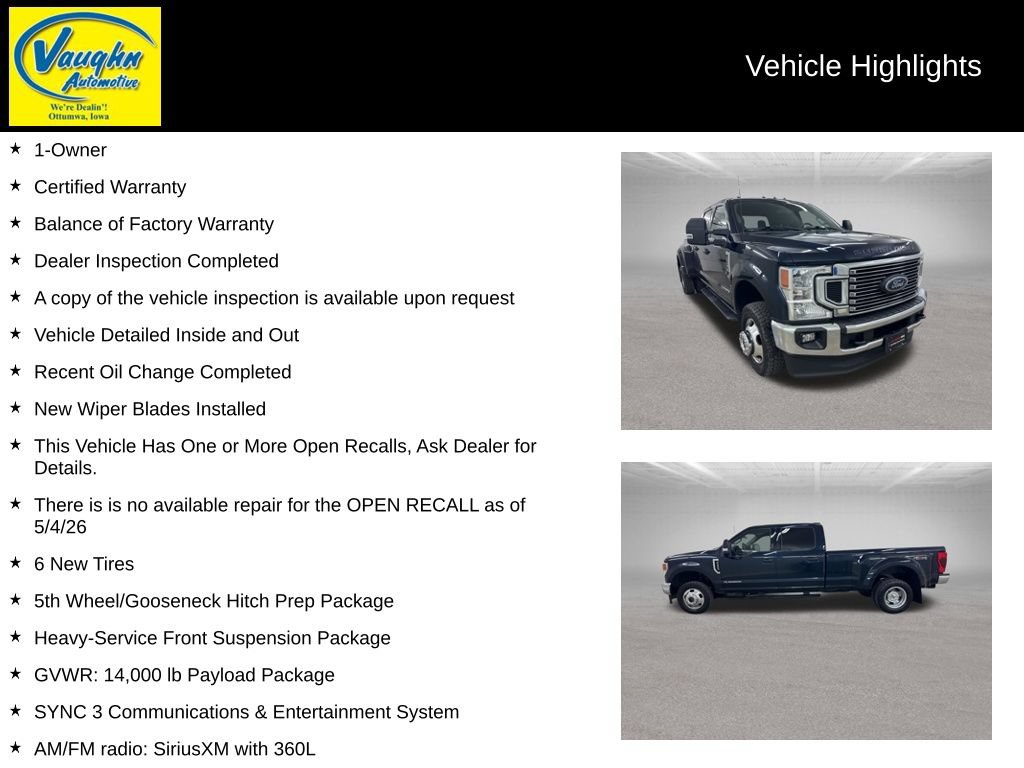 Used 2022 Ford F350 XLT w/ XLT Value Package AWD/4WD image 2