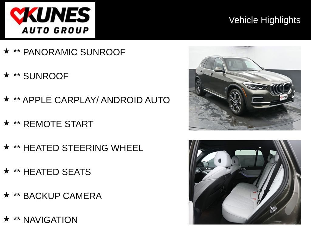 Used 2023 BMW X5 xDrive40i w/ Premium Package image 2