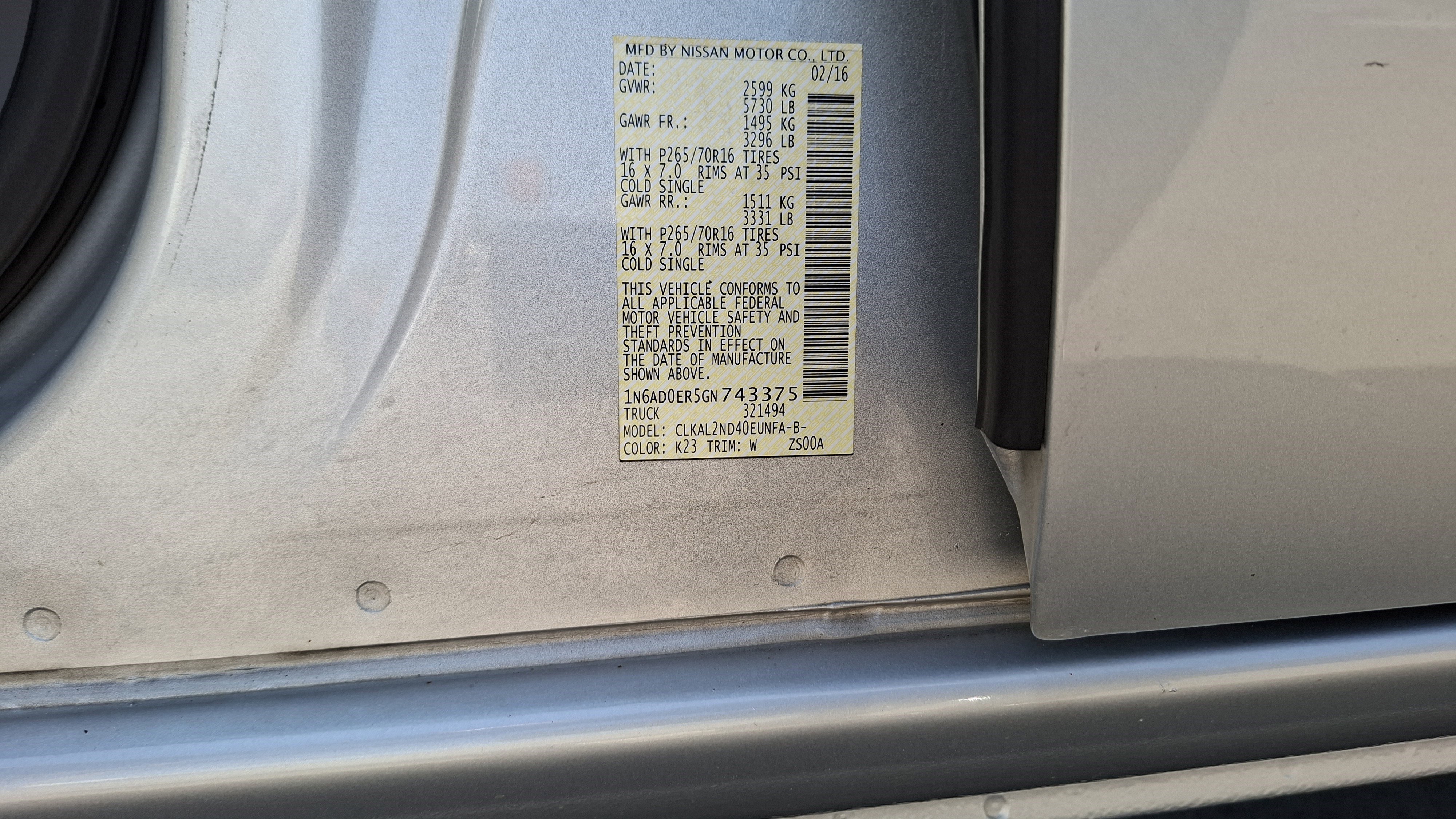 Used 2016 Nissan Frontier SV w/ SV Value Truck Package image 26