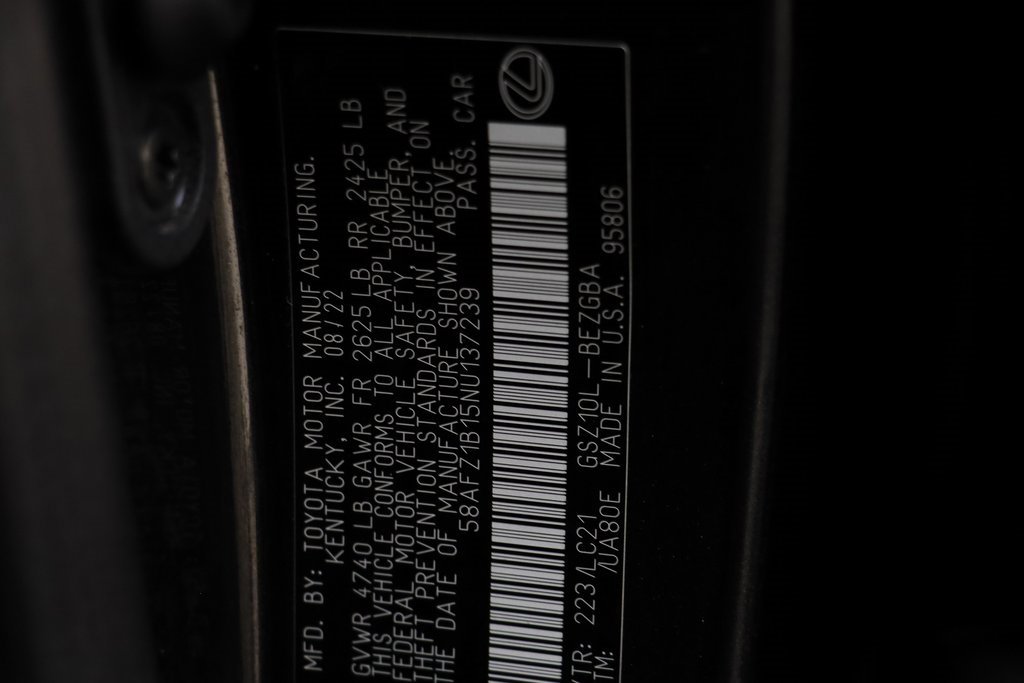 Used 2022 Lexus ES 350 Ultra Luxury image 26