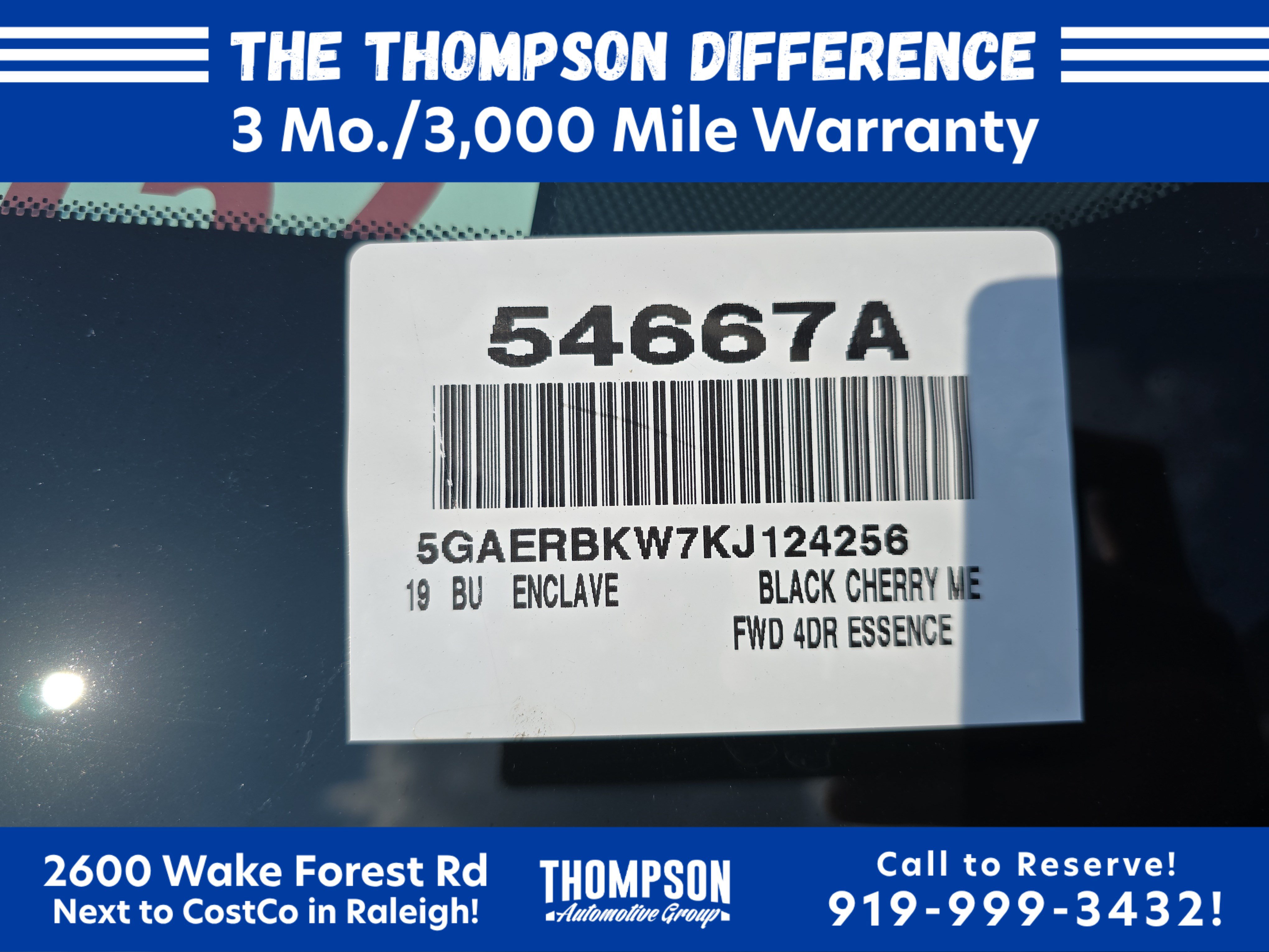 Used 2019 Buick Enclave Essence w/ LPO, Luxury Package FWD image 33