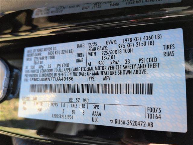 New 2026 Ford Escape ST-Line w/ Tech Pack #1 image 17