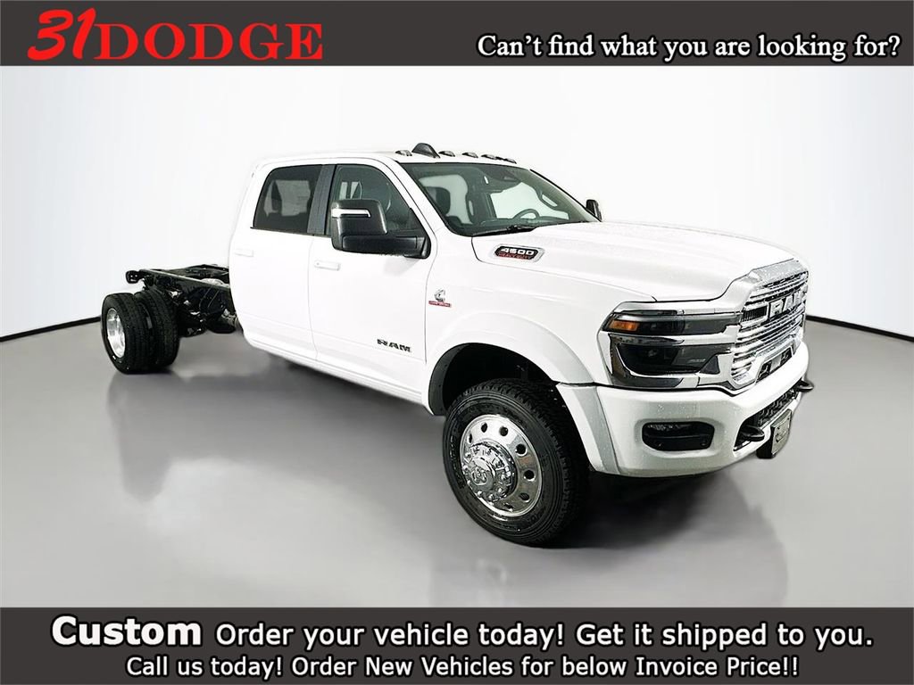 New 2026 RAM 4500 4x4 Crew Cab DRW w/ Laramie Trim Package