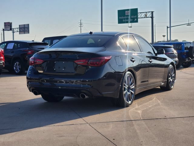 Used 2023 INFINITI Q50 Red Sport 400 w/ Black Opal Edition RWD image 14
