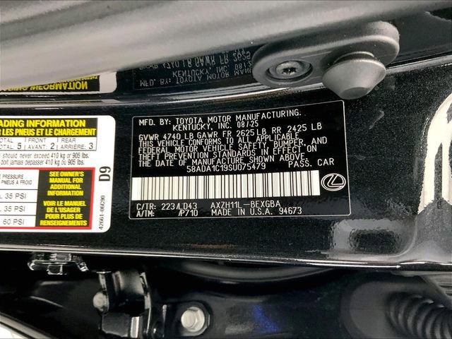 Used 2025 Lexus ES 300h F Sport w/ Technology Package FWD image 32