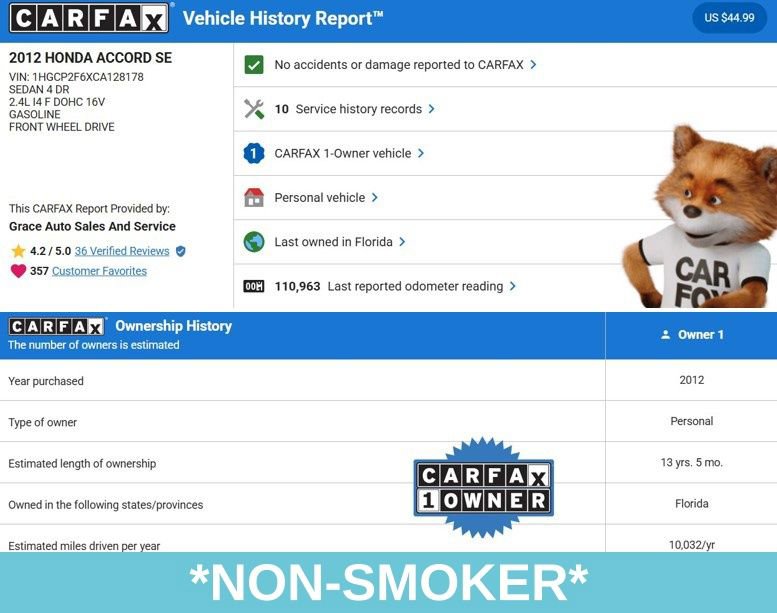 Used 2012 Honda Accord SE image 4