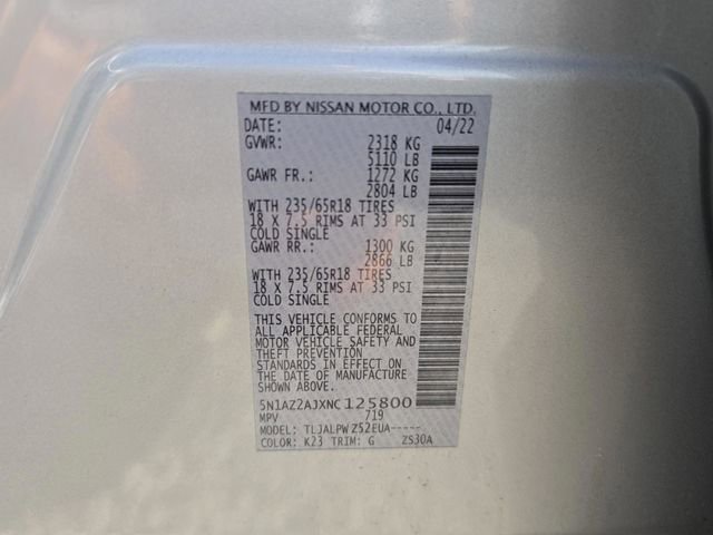 Used 2022 Nissan Murano S FWD image 34