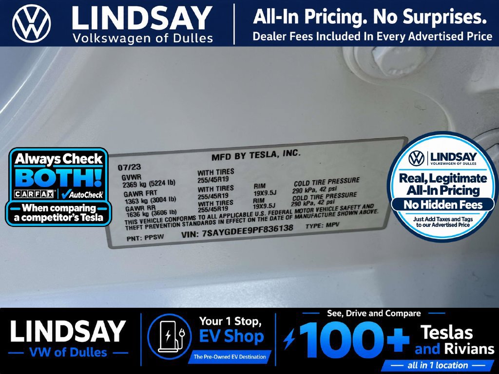 Used 2023 Tesla Model Y Long Range AWD/4WD image 27