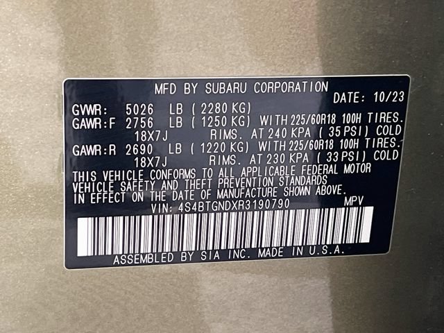 Used 2024 Subaru Outback Limited XT AWD/4WD image 35