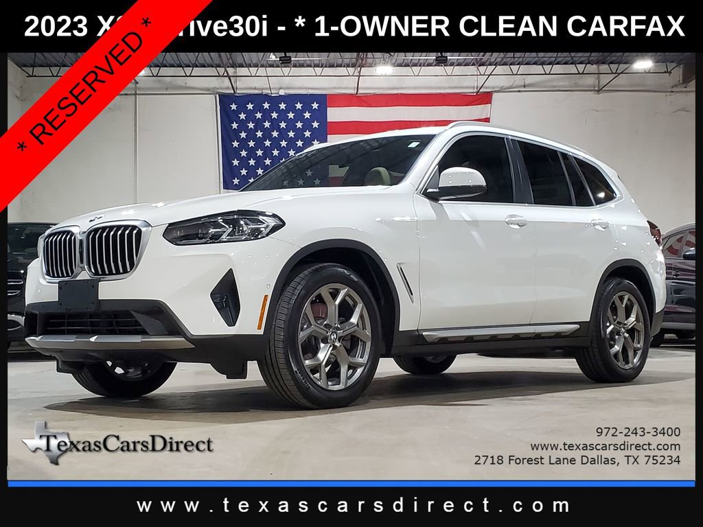 Used 2023 BMW X3 sDrive30i w/ Premium Package