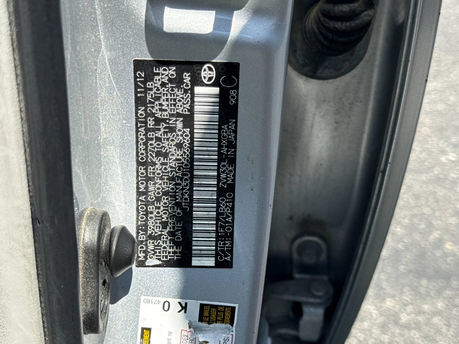 Used 2013 Toyota Prius Five FWD image 5