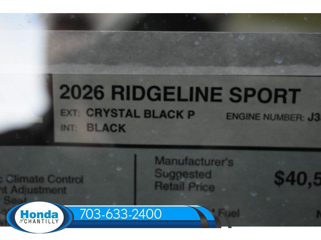 New 2026 Honda Ridgeline Sport image 37