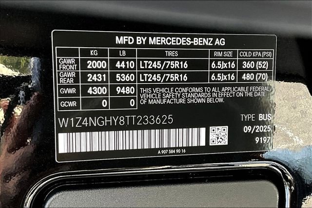 New 2026 Mercedes-Benz Sprinter 2500 image 16