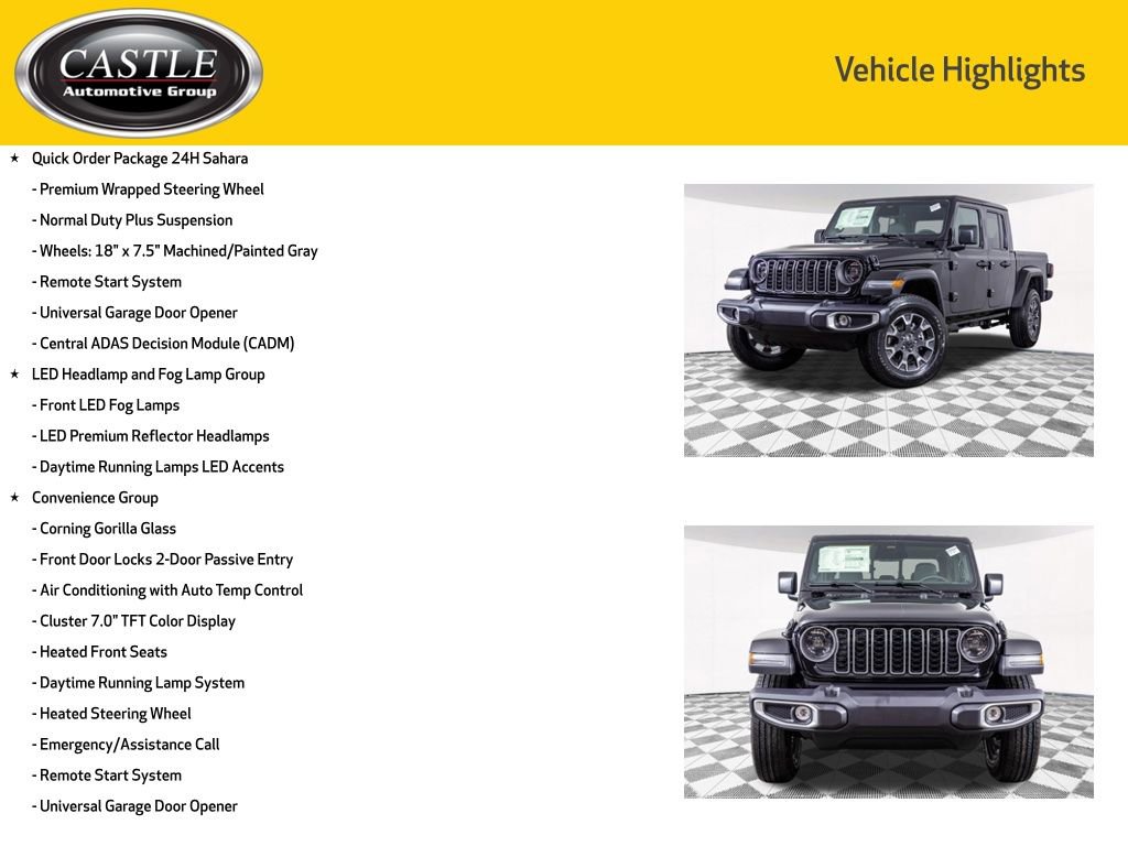 New 2026 Jeep Gladiator Sport AWD/4WD image 8