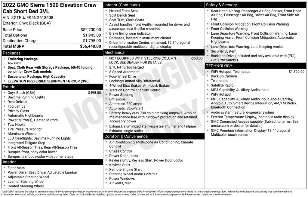 Certified 2022 GMC Sierra 1500 Elevation AWD/4WD image 31