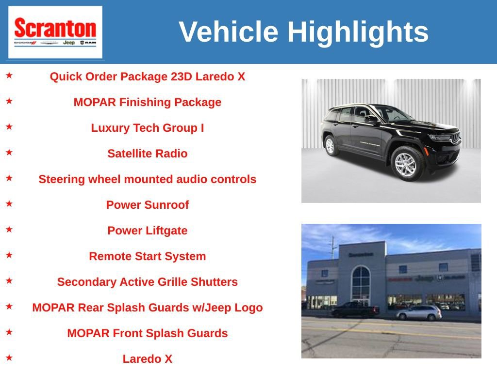 New 2025 Jeep Grand Cherokee Laredo X w/ Luxury Tech Group I image 6