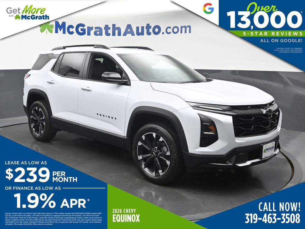 New 2026 Chevrolet Equinox RS w/ Convenience Package III