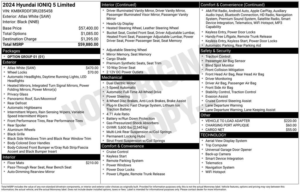 Used 2024 Hyundai Ioniq 5 Limited AWD/4WD image 5