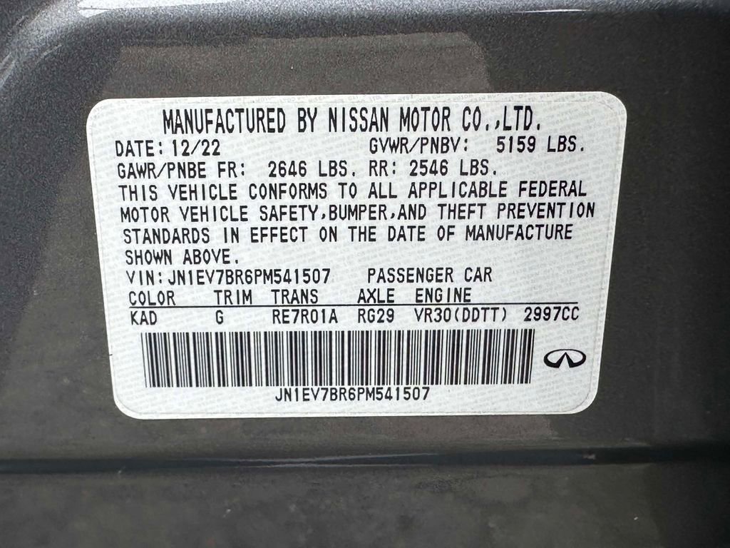 Used 2023 INFINITI Q50 Luxe w/ Cargo Package AWD/4WD image 39