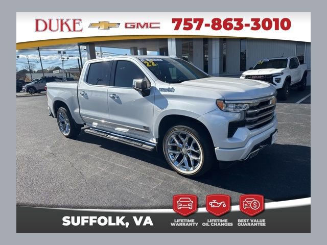 Used 2022 Chevrolet Silverado 1500 High Country w/ High Country Premium Package AWD/4WD image 1