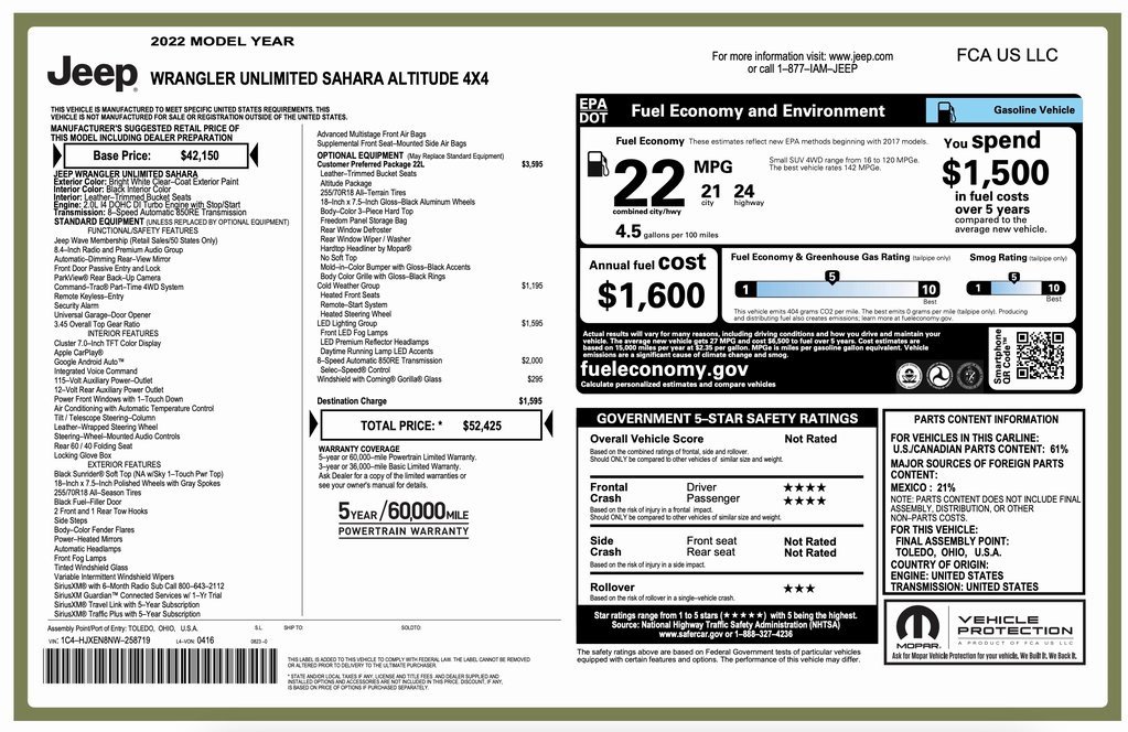 Certified 2022 Jeep Wrangler Unlimited Sahara video 2