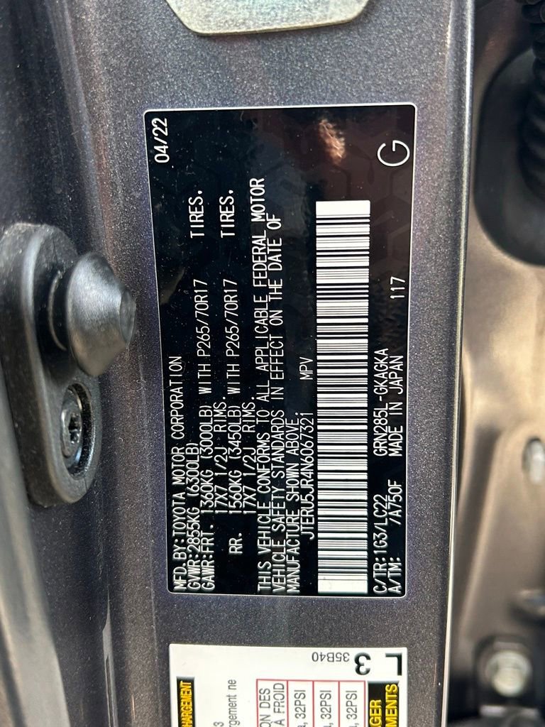 Used 2022 Toyota 4Runner TRD Off-Road Premium w/ Moonroof Package image 33